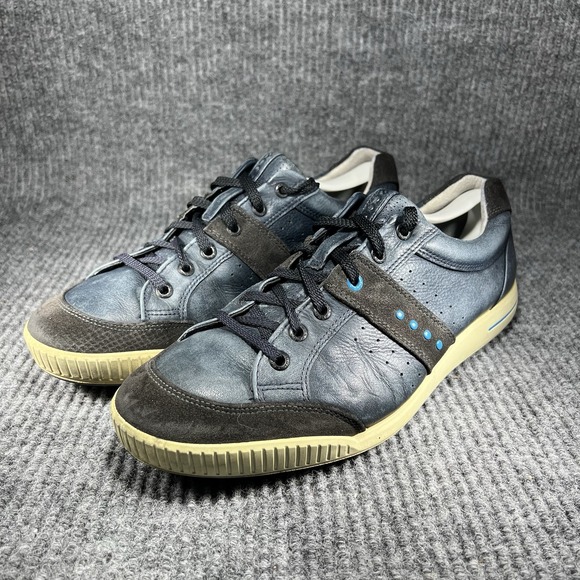 Ecco Other - Ecco Street Premiere Golf Shoes Men's Size 10 Marine Grey Leather 03918456498